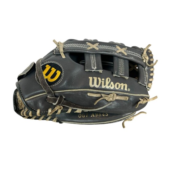 Wilsons Optima Gold Grip-Tite Leather Softball Glove  OG7 A9845 Right Hand Throw - Picture 1 of 9